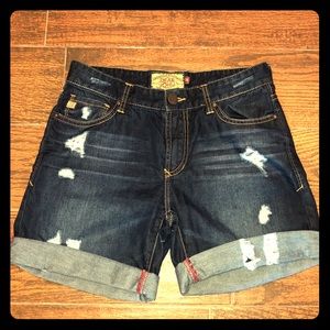 Dear John Boyfriend Shorts | Distressed